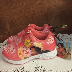 🌷🌷Disney Elena of Avalor Girls Sneakers Sz10 NWT